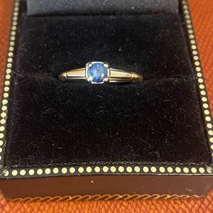 14k gold gemstone ring